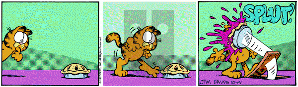 Garfield on Wednesday October 14, 1987 Comic Strip
