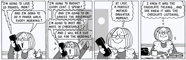 Cathy Classics on Saturday February 17, 1996 Comic Strip