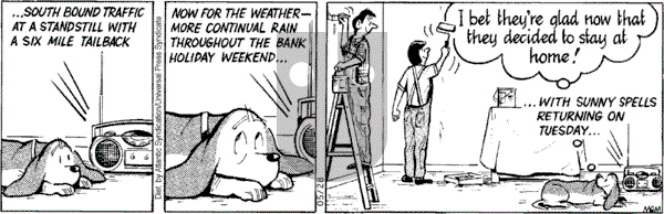 Fred Basset on Monday May 28, 2007 Comic Strip