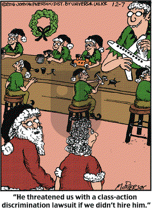 Close to Home on Wednesday December 7, 2016 Comic Strip