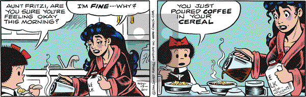 Nancy on Friday November 19, 2010 Comic Strip