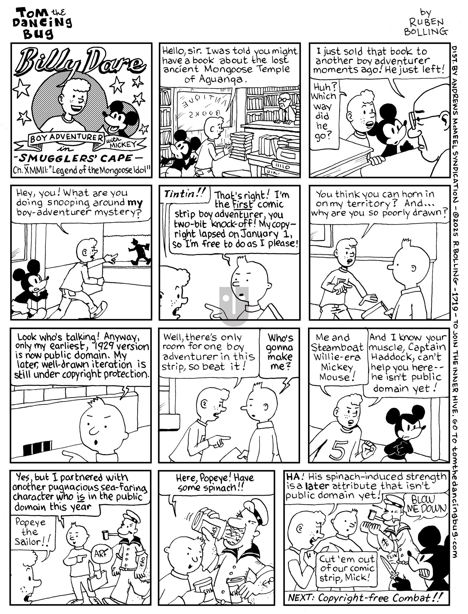 Tom the Dancing Bug - Monday January 20, 2025 Comic Strip