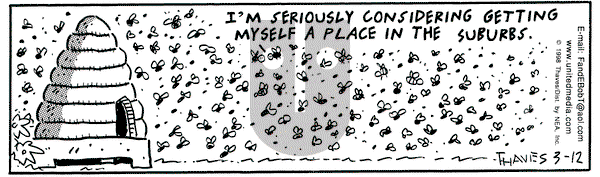 Frank and Ernest on Thursday March 12, 1998 Comic Strip