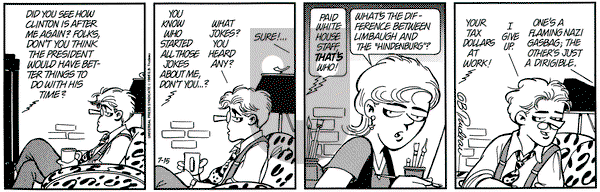 Doonesbury on Friday July 15, 1994 Comic Strip