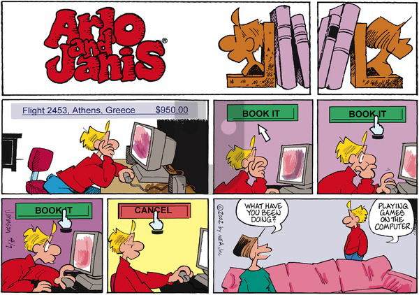 Arlo and Janis - Sunday April 7, 2002 Comic Strip