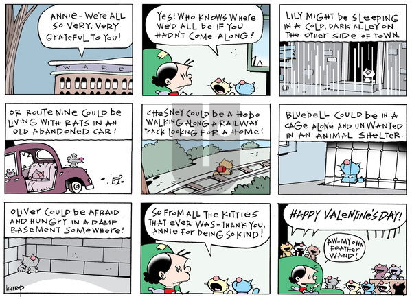 Ten Cats - Saturday February 14, 2015 Comic Strip