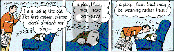Fred Basset on Friday January 12, 2018 Comic Strip