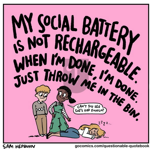 Questionable Quotebook on Sunday August 20, 2023 Comic Strip