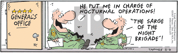 Frank and Ernest - Monday August 6, 2007 Comic Strip