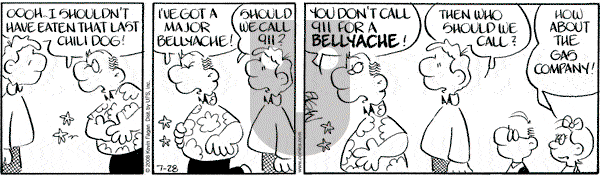 Drabble on Monday July 28, 2008 Comic Strip