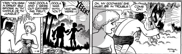 Alley Oop on Friday January 18, 1980 Comic Strip