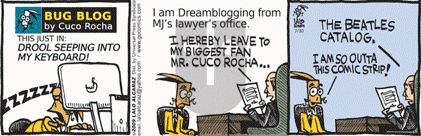 La Cucaracha on Thursday July 30, 2009 Comic Strip
