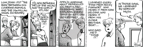 For Better or For Worse on Thursday October 11, 2001 Comic Strip