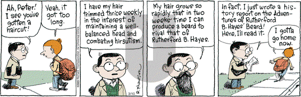 Cul de Sac on Monday March 10, 2014 Comic Strip