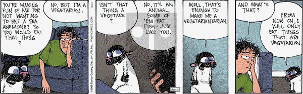 Get Fuzzy on Monday December 15, 2008 Comic Strip