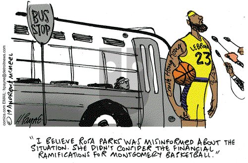 Henry Payne on Tuesday October 22, 2019 Comic Strip