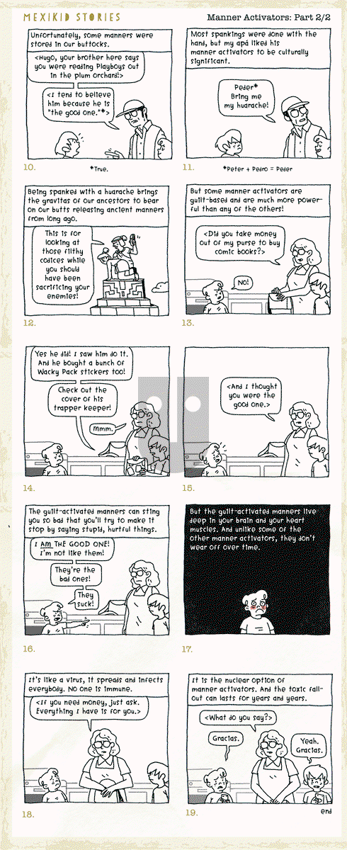 Mexikid Stories - Friday August 9, 2024 Comic Strip