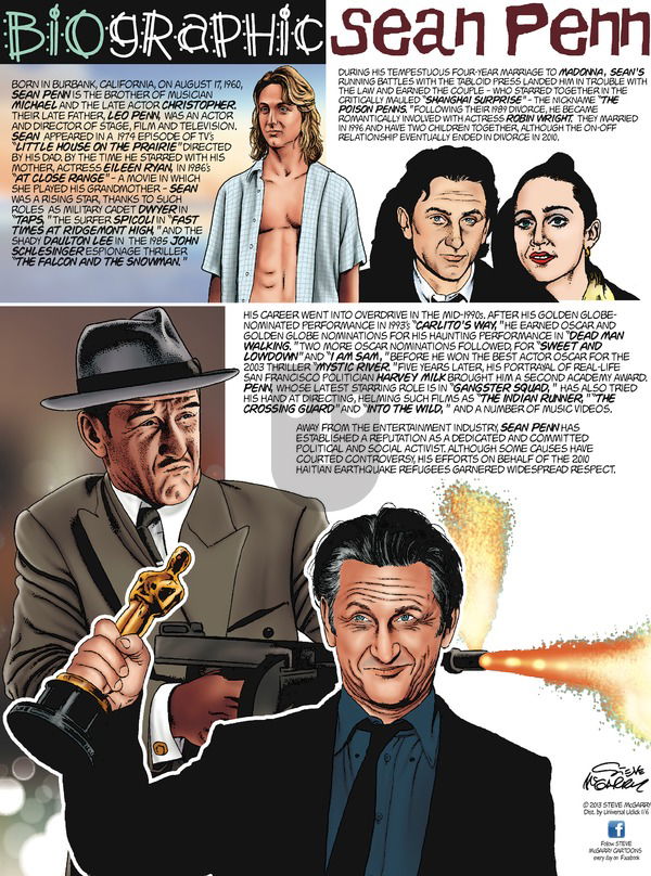 Biographic on Sunday January 6, 2013 Comic Strip