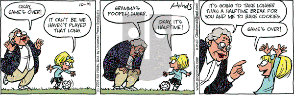 Cleats on Thursday October 19, 2006 Comic Strip