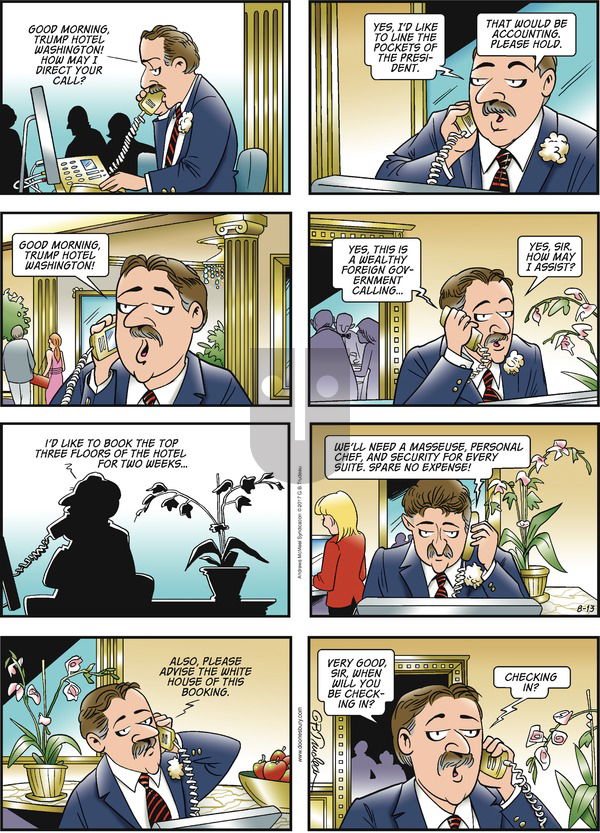 Doonesbury on Sunday August 13, 2017 Comic Strip