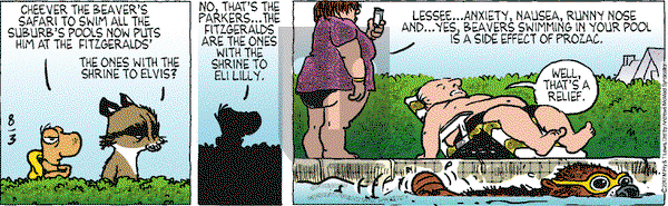 Over the Hedge on Thursday August 3, 2017 Comic Strip