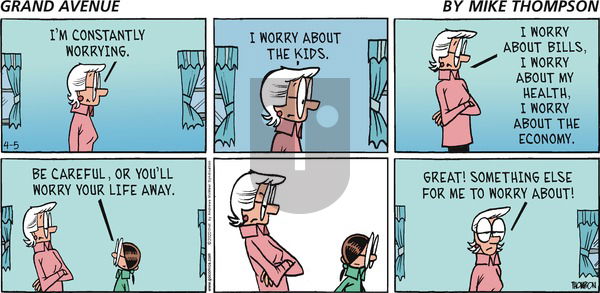 Grand Avenue on Sunday April 5, 2020 Comic Strip