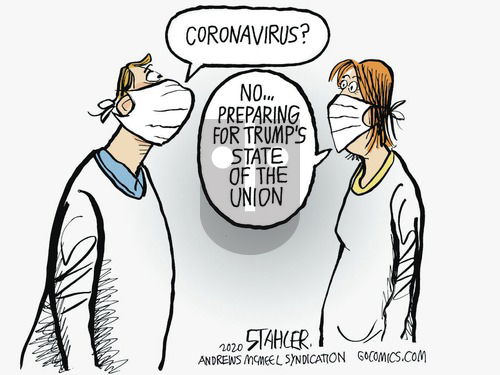 Jeff Stahler on Sunday February 2, 2020 Comic Strip