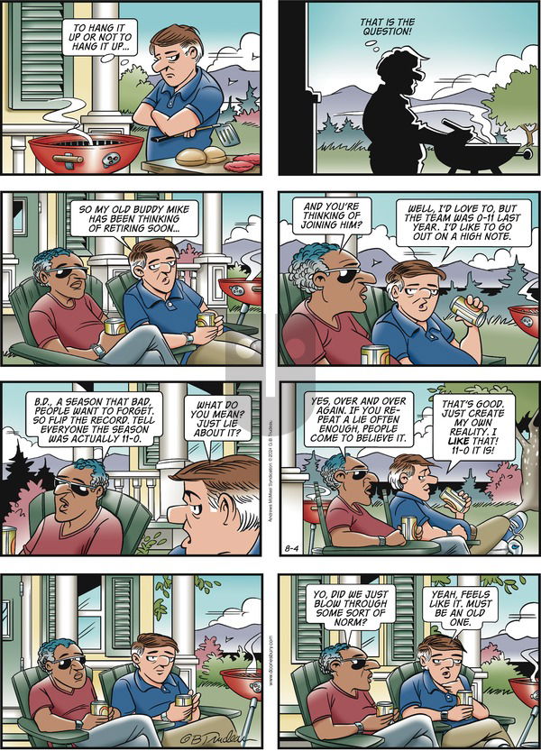 Doonesbury - Sunday August 4, 2024 Comic Strip