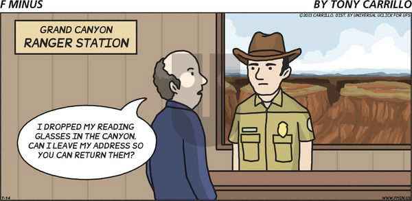 F Minus on Sunday July 14, 2013 Comic Strip