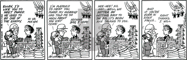 Doonesbury on Friday March 30, 1973 Comic Strip