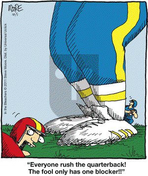 In the Bleachers on Saturday October 1, 2011 Comic Strip