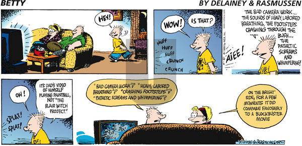 Betty on Sunday October 31, 1999 Comic Strip