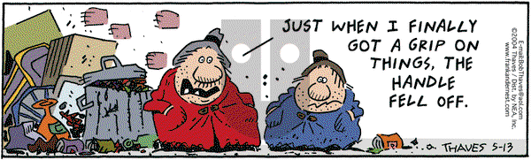 Frank and Ernest on Thursday May 13, 2004 Comic Strip