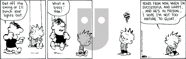 Calvin and Hobbes - Thursday October 11, 1990 Comic Strip
