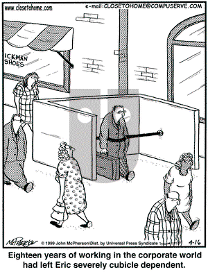 Close to Home on Friday April 16, 1999 Comic Strip
