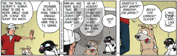 Get Fuzzy on Friday May 9, 2003 Comic Strip