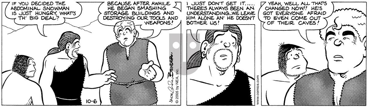 Alley Oop - Thursday October 6, 2005 Comic Strip