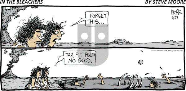 In the Bleachers on Sunday June 27, 2010 Comic Strip