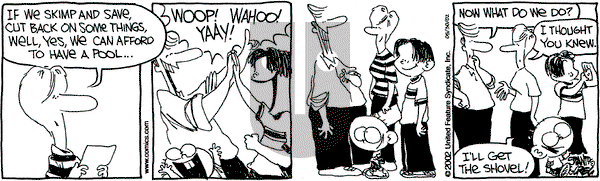 The Buckets on Thursday March 13, 2003 Comic Strip