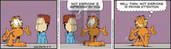 Garfield on Thursday May 10, 2018 Comic Strip