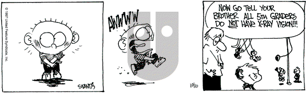 The Buckets on Friday October 10, 1997 Comic Strip