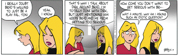 Luann on Saturday May 7, 2005 Comic Strip