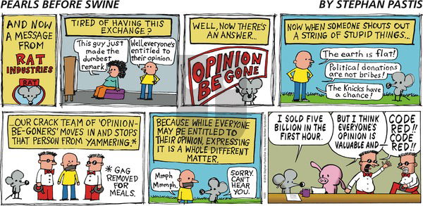 Pearls Before Swine on Sunday October 20, 2019 Comic Strip