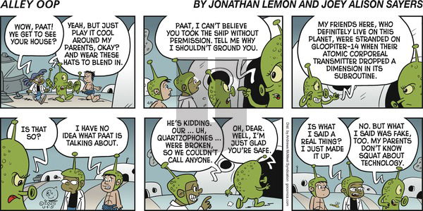 Alley Oop on Sunday April 6, 2025 Comic Strip