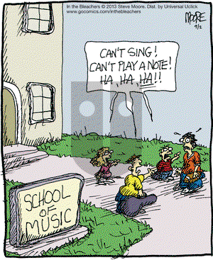 In the Bleachers on Monday September 2, 2013 Comic Strip