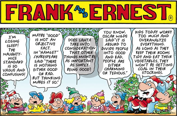 Frank and Ernest on Sunday December 11, 2016 Comic Strip