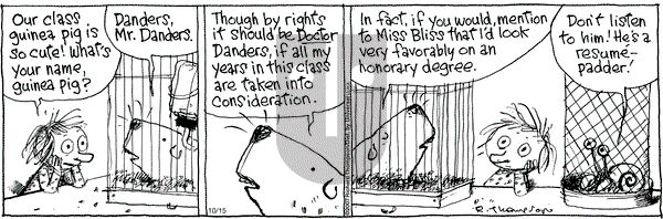 Cul de Sac on Monday October 15, 2012 Comic Strip