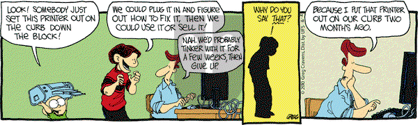 The Buckets on Saturday April 10, 2010 Comic Strip