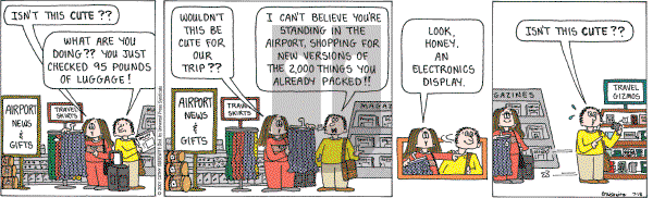 Cathy Classics - Wednesday July 18, 2007 Comic Strip