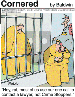 Cornered on Tuesday February 25, 2003 Comic Strip